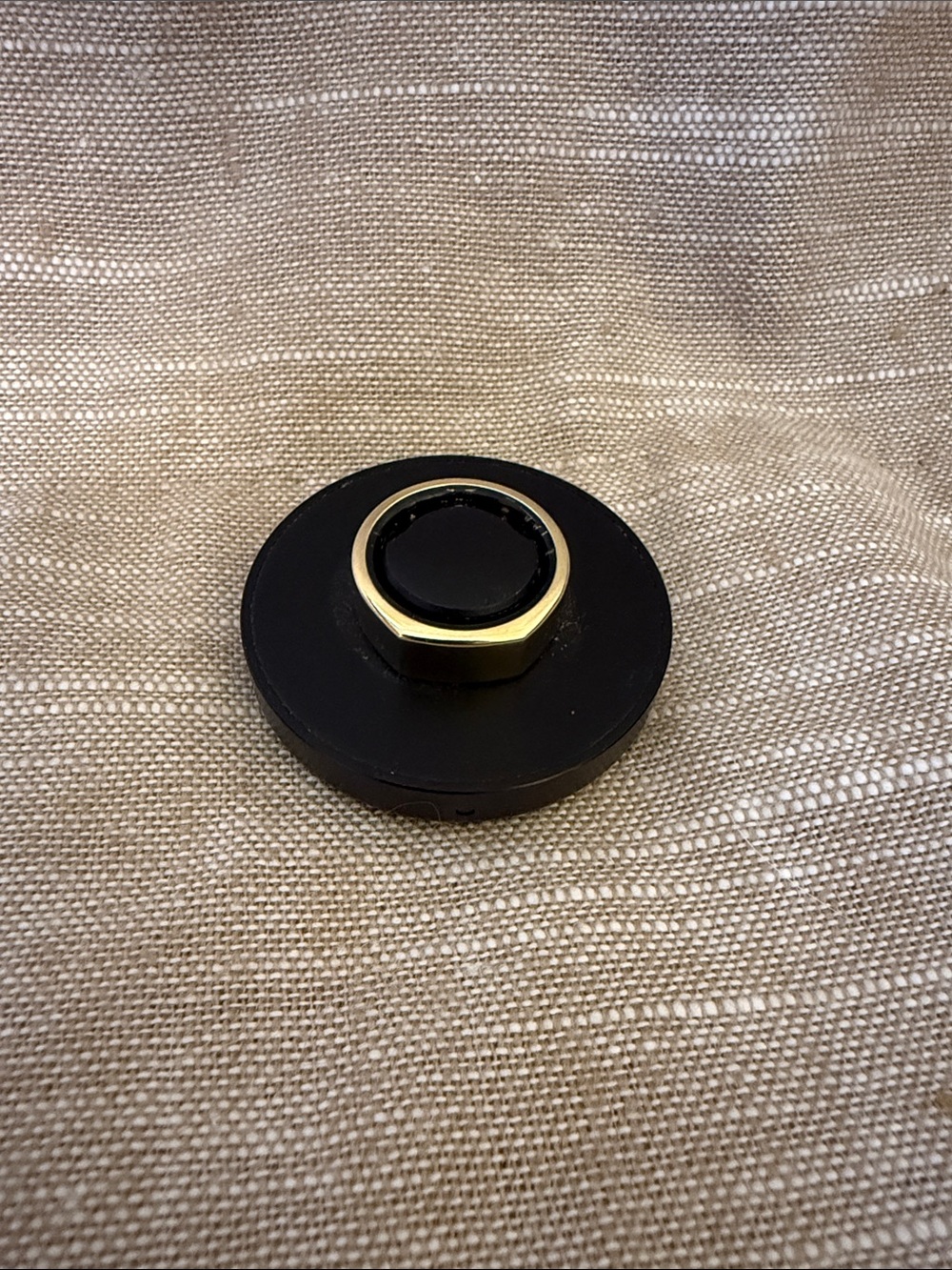 Oura Polished Gold Wide Band Ring for Women